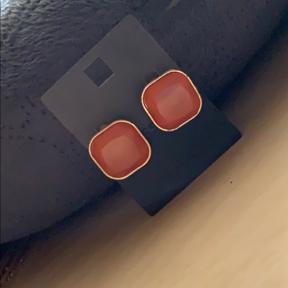 Coral earrings